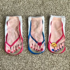Hilarious Flip Flop Ankle Socks